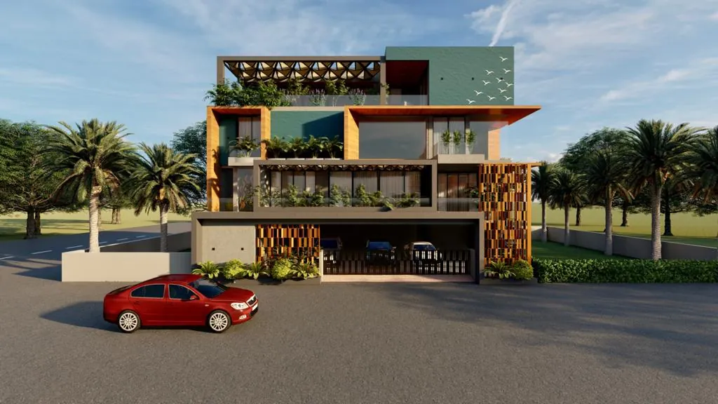 Bungalow elevation — Elevation 1