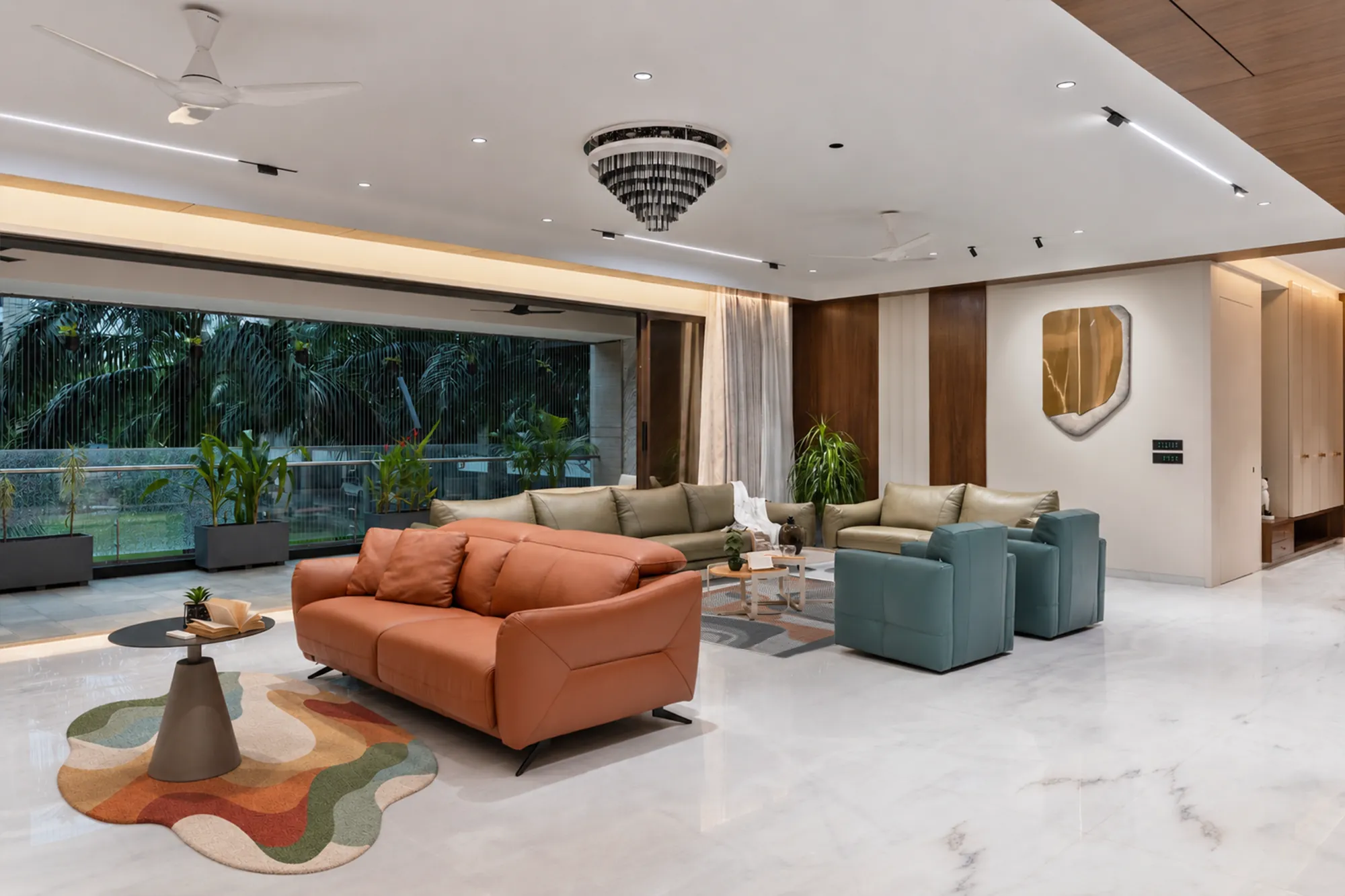 Elysium 5BHK — Living room
